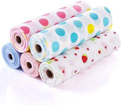 Shuangyou Plastic Foam Anti-slip Kitchen Cupboard Liner Mat Roll Drawer (45x300 cm, Multicolour)