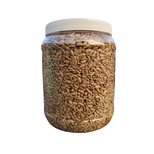 ARIAZU Semilla de Girasol 1 kg sin cascara pelada cruda Pepita de Girasol envase de plastico Reusable
