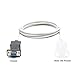LFHUKEJI RJ45 to RS232,DB9 9-Pin Serial Port Female to RJ45 Female Cat5e/6 Ethernet LAN Extend Adapter