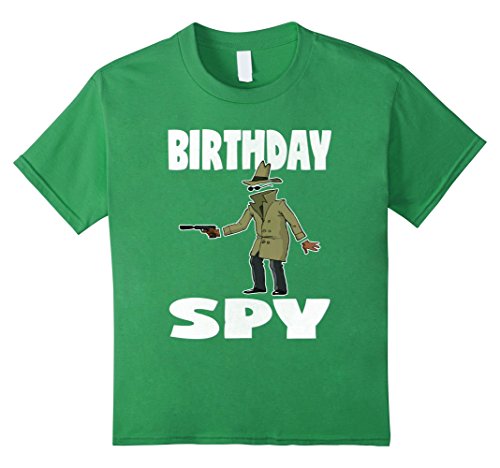 Kids Birthday Spy Vintage Bday Party Spies Invisible Man T Shirt 8 Grass Buy Online In Angola At Angola Desertcart Com Productid 41625744