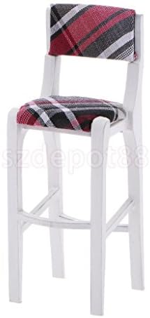 DOLLHOUSE MINIATURE KITCHEN BREAKFAST BAR PUB STOOL