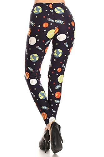 41haio2cqDL Leggings Depot Women's Ultra Soft High Waist Fashion Leggings BAT1 - Image 4