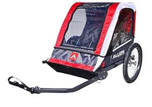 Amazon.com : Allen Sports Deluxe 2-Child Steel Bicycle Trailer, Red
