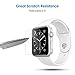 JETech 2-Pack Screen Protector for Apple Watch 42mm Series 1 2 3, NOT Series 4/5, Tempered Glass