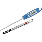Escali DH1 Gourmet Digital Meat Thermometer with Extra Long Probe, NSF Certified, Blue
