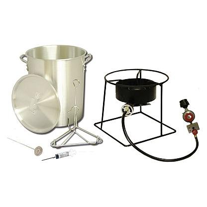 Click Here to See More Images King Kooker 29 qt. Turkey Fryer with Timer and Injector