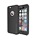 PunkCase Waterproof Case [StudStar Series] IP68 Certified Ultra Slim Full Body Armor Cover for iPhone 6s Plus & for iPhone 6 Plus [Black]