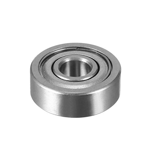 uxcell 10pcs 604ZZ 4mmx12mmx4mm Double Shielded Miniature Deep Groove Ball Bearing - Thumbnail 2