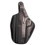 BLACKHAWK! 3-Slot Pancake Leather Black Concealment Holster