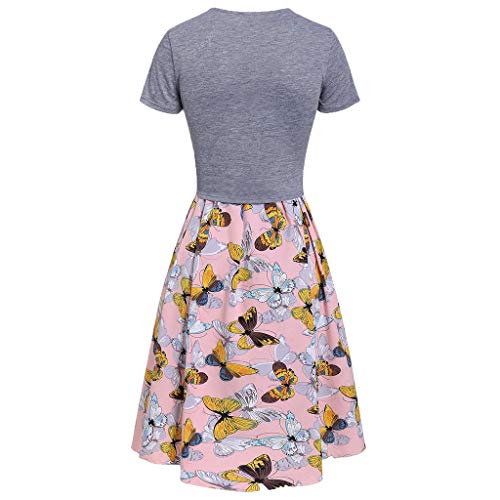 1 Summer+Dresses+Fashion+Sunflower+Printed