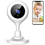 APEMAN WiFi Camera Baby Monitor 1080P Home Security Camera Wireless Indoor IP Surveillance with Night Vision/Motion Detection/2-Way Audio for Elder/Pet