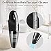 Handheld Vacuum, Moer Sky Upgrade 120W Cordless Wet and Dry Dual Use Lightweight Portable Vacuum Cleaner with HEPA Filter, Quick Charge Tech, Powerful Cyclone Suction for Home Pet Hair, Car Cleaning