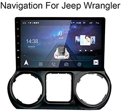 Android 8.1 Car Navigation Stereo with 1.1 inches Touch Screen for Jeep Wrangler 2011-2014 Car Entertainment Multimedia Radio,WiFi/BT Tethering Internet,Support Bluetooth 64G SD &More,WIFI:1+16G