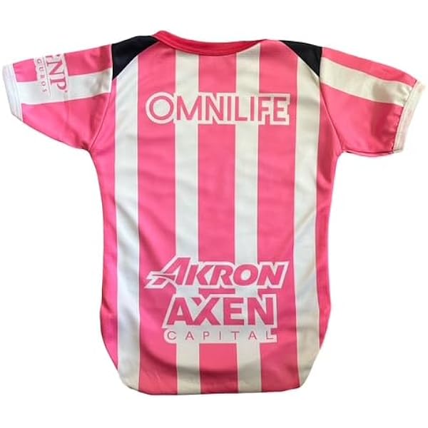 Las Chivas De Guadalajara Baby Outfit - Red Mameluco Onesie, 0-6 Or 6-12 Months 6 thumbnail image