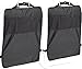 Shopshopdirect Car Kick Mats with Backseat Organizer Pocket Storage – 100% Waterproof – 2 Pack