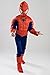 Monika Fashion world Spiderman Costume Boys Kids Light up Size S M Free MASK 4 5 6 7 8 9 (6-8)
