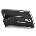 Aduro Galaxy S4 Case, Combo Shell & Holster Case Super Slim Shell Case W/Built-In Kickstand + Swivel Belt Clip Holster for Samsung Galaxy S4