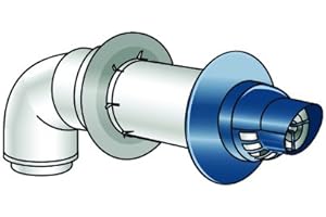 Rinnai 223181 11-1/2” Universal Non-Condensing Plastic Horizontal Termination Ki, N/A