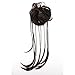 Merrylight Hair Extension Scrunchie Ponytail Synthetic Messy Bun Hair Piece (Chestnut Brown-M2/33)