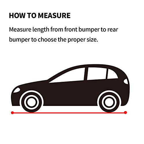 SUV Car Covers,Auto Vehicle Cover for All Weather Breathable Waterproof Car Cover Universal Fit Full Exterior Covers 186" - Thumbnail 5