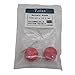 Taiss/ 2pcs Red Aluminum Rotary Electronic Control Potentiometer Knob For 6 mm Diameter Shaft, Volume Control Knobs, Audio knob, Guitar Knobs，Switch Knob, 20mm dia. x 15.5mm height