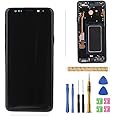 AMOLED LCD Digitizer Screen Touch Assembly Replacement LCD Display for Samsung Galaxy S9 Plus G965 G965U G965W G9650 SM-G965F SM-G9650/DS SM-G965F/DS 6.22" w/Pre-Installed Adhesive by BITANR（Black）