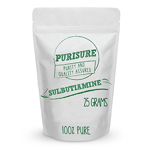 Sulbutiamine Powder 25g (125 Servings) | Nootropic | Cognitive Enhancer | Reduce Fatigue | Enhance Memory, Learning, Focus, Concentration | Mood Support | Boost Mental and Physical Energy