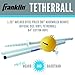 Franklin Sports Tetherball Set - Full Tetherball Game Set with 8' Pole, Rope + Ball Included - Portable Steel Backyard + Beach Kit with Carry Bag - Recreational, White