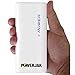 THE #1 Rated Portable Phone Charger- LIFETIME 13000mAh Dual USB - MOST POWERFUL Rechargeable Power Bank For Mobile Devices - iPhone, Samsung Galaxy & More. BEST External Battery Pack On The Go (White)