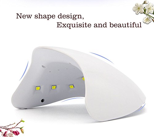 image for LKE 24W Gel Nail Polish Curing Lamp Fashionable Unique Mask Shape Dura