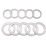 Rear Differential Fill and Drain Plug Gaskets Crush Washers Seals Rings for Honda Accord Acura Civic Ridgeline Odyssey CRV CR-V Pilot Fit Element, Replacement for the Part # 94109-20000 90471-PX4-000