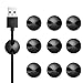 Cable Clips, Cable Organizer, Cord Management, Wire Holder System for Organizing Cable Cords Home and Office, Self Adhesive Cord Holders Desk Cable Organize(10 Pcs)