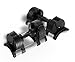 StairMaster Pair of TwistLock Adjustable Dumbbells (100-Pounds)