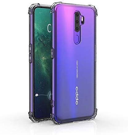 BuyFeb® Transparent Oppo A5 2020 / A9 2020 Mobile Soft Back Cover Case Compatible for Oppo A5 2020 & Oppo A9 2020