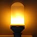 Flame Effect Light Bulb LED by Nu-Tech LLC LED 4 Mode Flickering Fire | Simulated Light for A Decorative Vintage in Bar, Festival, Outdoor, Indoor | Save Energy and Impress Friends | E26 Socket