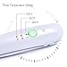 Huachi Hair Straightener Rechargeable Mini Flat Iron Travel Irons Cordless straighteners with Power Bank Function, Adjustable Temperature 110-170C, Dual Voltage Portable Hair Irons, USB Port Charging