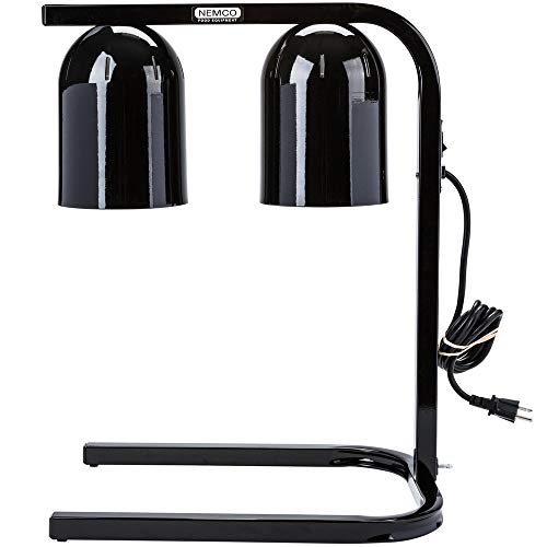 Empura B62 Two Bulb Freestanding Heat Lamp with Black Finish - 120V