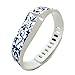 i-smile 3PCS Replacement Bands with Metal Clasps for Fitbit Flex / Wireless Activity Bracelet Sport Wristband / Fitbit Flex Bracelet Sport Arm Band (No tracker, Replacement Bands Only) & Silicon Fastener Ring For Free (Chevron Stripes&Arrow & Blue White Porcelain, Small)