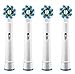 4 Count Compatible Oral-B Braun Cross Action Electric Toothbrush Replacement Brush Heads for Refills. PREMIUM QUALITY WITH AFFORDABLE PRICE - 100% Satisfaction Guarantee.