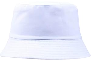 Agshcqi Bucket Hats Basin Hat Fisherman Cap Cotton Beach Sun Hat for Hunting Fishing Outdoor Activities