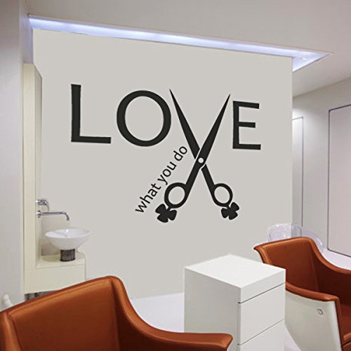 Mairgwall Inspirational Quote Love What You Do Beauty Salon Shop