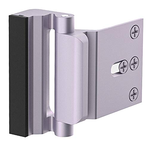 Door Reinforcement Lock ,3" Security Door Lock for Kids,Home Child Proof Door locks Withstand 800 lbs for Inward Swinging Door ,Easy to Install.
