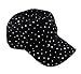 Glitzy Game Sequin Trim Baseball Cap for Ladies, Black