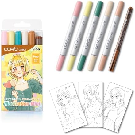 コピックスケッチ&コピックチャオ まとめ売り 計205本 Amazon.com: やさしいコピック入門 コピックチャオ20色あればなんでも