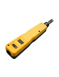 Kit de instalación de red herramienta installerparts de 10 piezas, incluye LAN, velocidad de transferencia de datos, tester, RJ45 RJ11 punzonadora, 66 110 conexión eléctrica punch down, decapante, cuchillo 2 en 1 desarmador, y funda rígida.