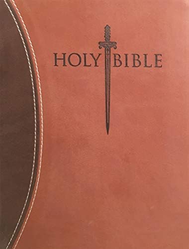 KJVER Sword Study Bible Giant Print Dark Brown Light Brown Ultrasoft: King James Version Easy Read