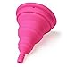 Intimina Lily Cup Compact - Small Menstrual Cup with Flat-fold Compact Design, Disposable Menstrual Cups, Period Cup Reusable (Size B)