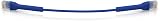 Ubiquiti UniFi Cat6 Ethernet Patch Cable Blue 0.2m RJ45 Networking view 3