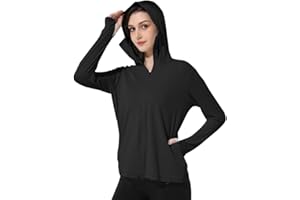 Mingyuezai Women's UPF 50+ Sun Protection Jacket Hooded Lightweight Long Sleeve Sun Shirt for Hiking Outdoor