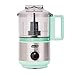 Dash Mini Food Chopper, Blender + Grinder with Stainless Steel Blades For BBQ Sauce, Salsa, Pesto, Salad & Dessert: Easily Meal Prep Onion, Nuts, Cheese, Garlic, Bacon & More, 2 cup, Aqua